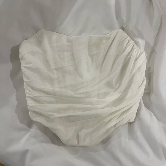 White Corset Top - Picture 5 of 7